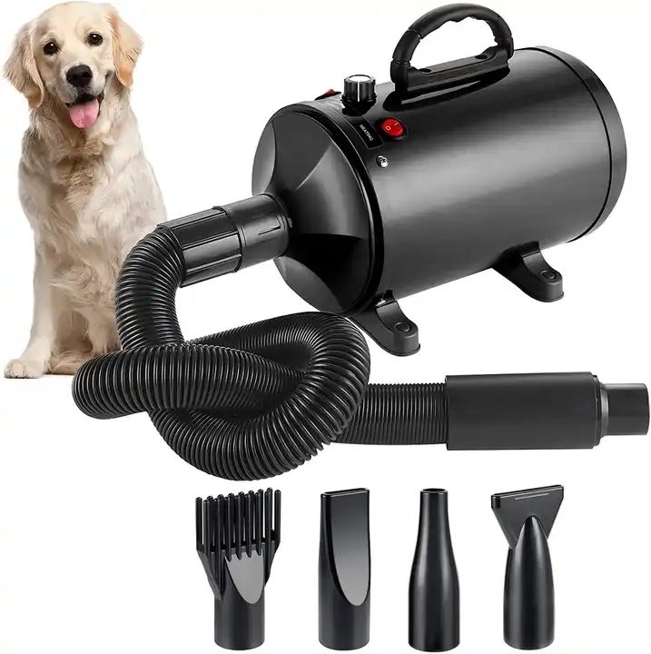 YOSON 2023 High Power Pet Hair Dryer with 4 nozzles Blow Water Dryer Dog Cat Hair Dryer Machine